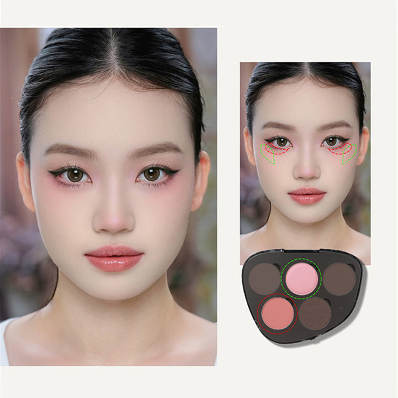 Girlcult Emotional Series 5 Color Blusher Makeup Palette T3787