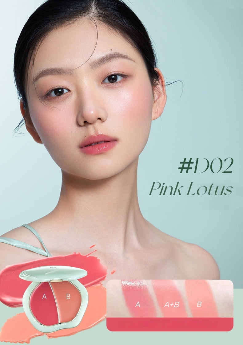 TIMAGE Long-wear Moist Multi-use Makeup Blusher Palette T4807