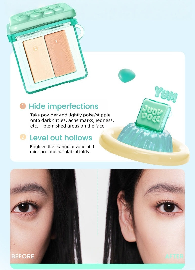 JUDYDOLL Jelly Collection Gummy Highlighter & Contour Makeup Palette T5874