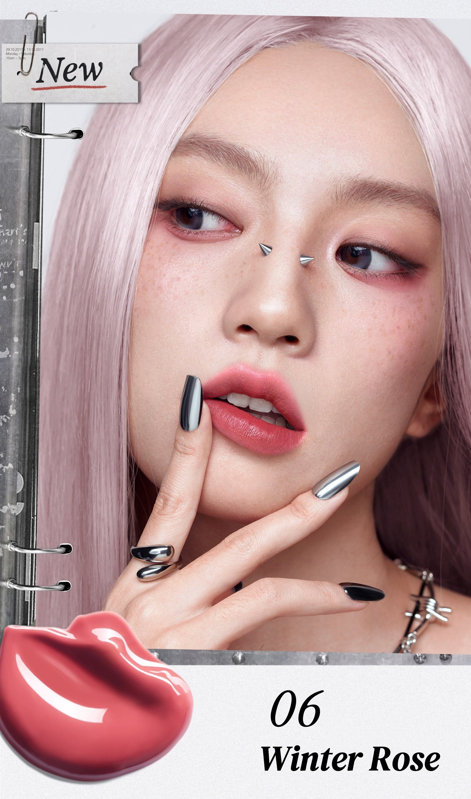 INSBAHA Wavy Long-wear Lip Cream & Lip Gloss T5979