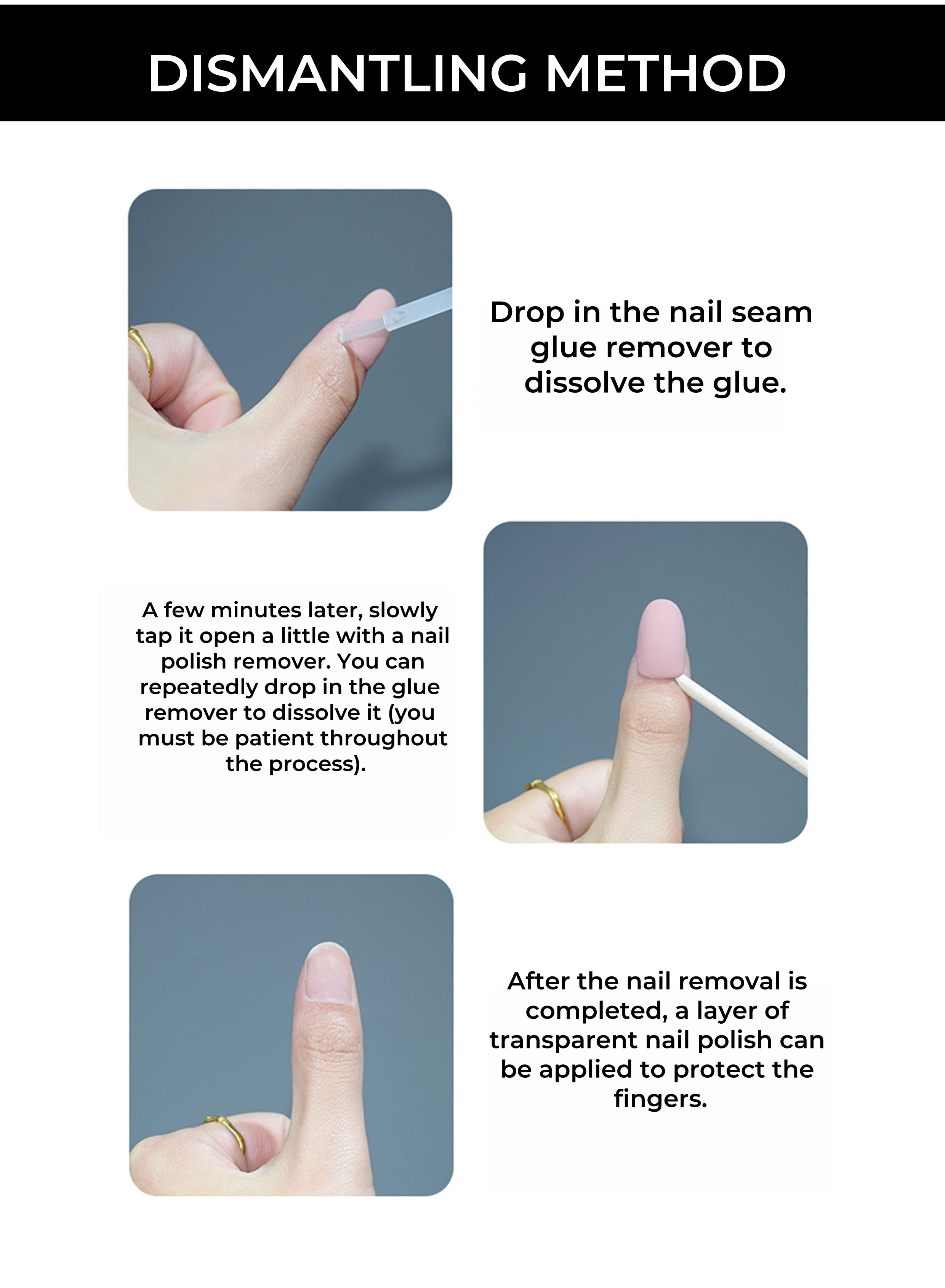 ETERNITY'C Handmade Custom Blue Python Pressed On Wearable Nails T4989