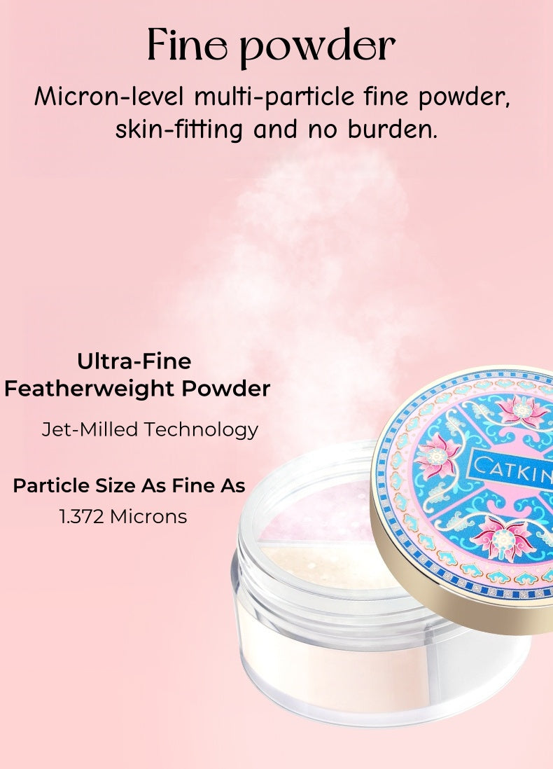 CATKIN Long-wear Oil-control Concealer 3-color Setting Makeup Loose Powder T5020