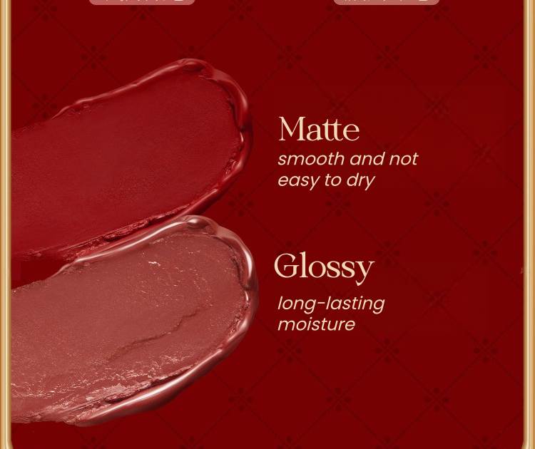 PALACE MUSEUM Phoenix Crown Collection Matte & Glossy Lipstick T5496