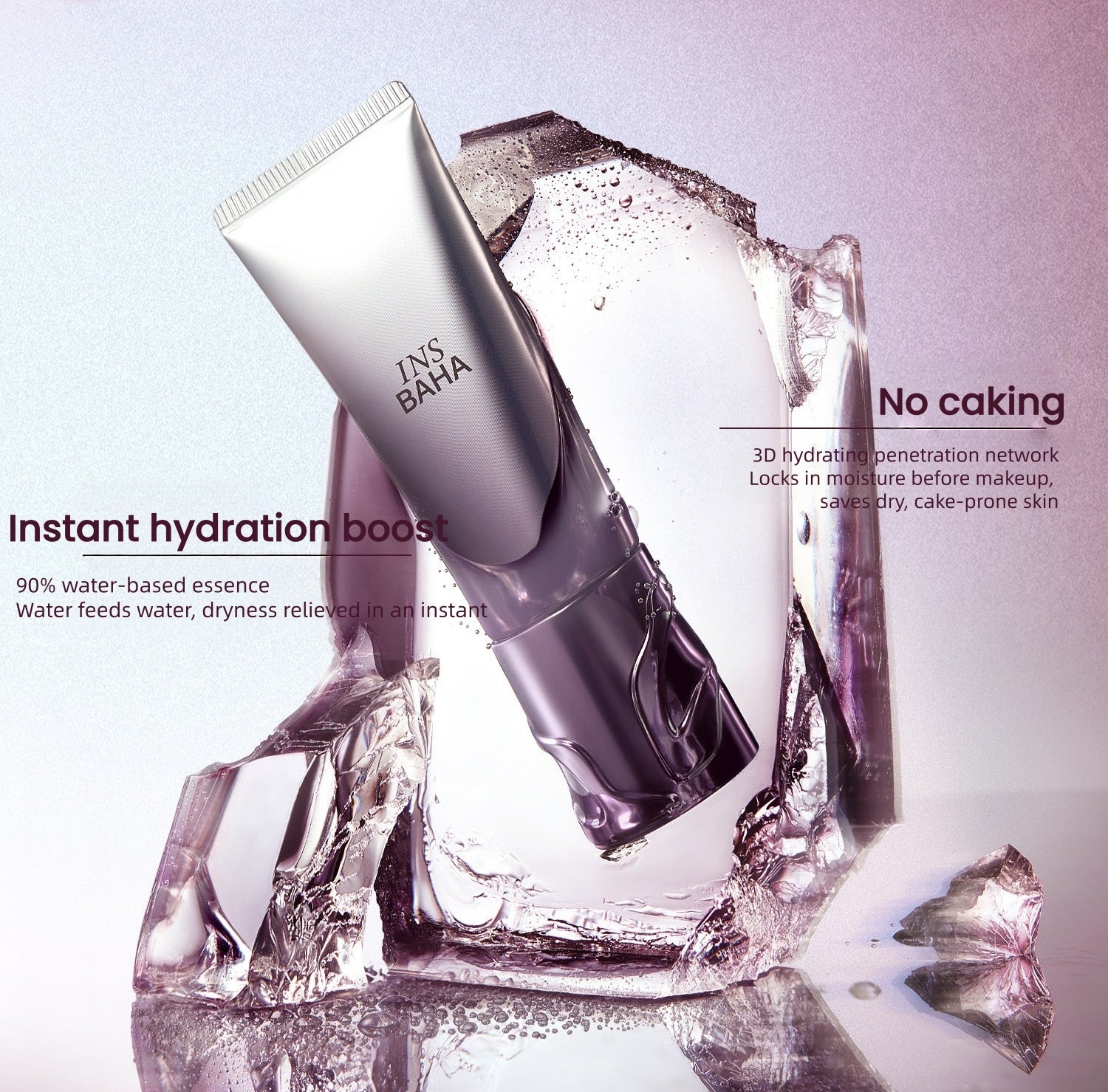 INSBAHA Rebel Collection Ice-lock Moist Makeup Primer T5939