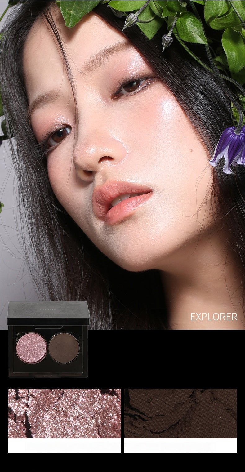 Oddity Illusion Collection 2-color Eyeshadow Palette T5297