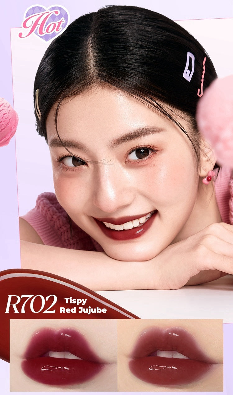 COLORKEY Ice Cream Airy Moist Matte & Mirror Lip Glaze T4369