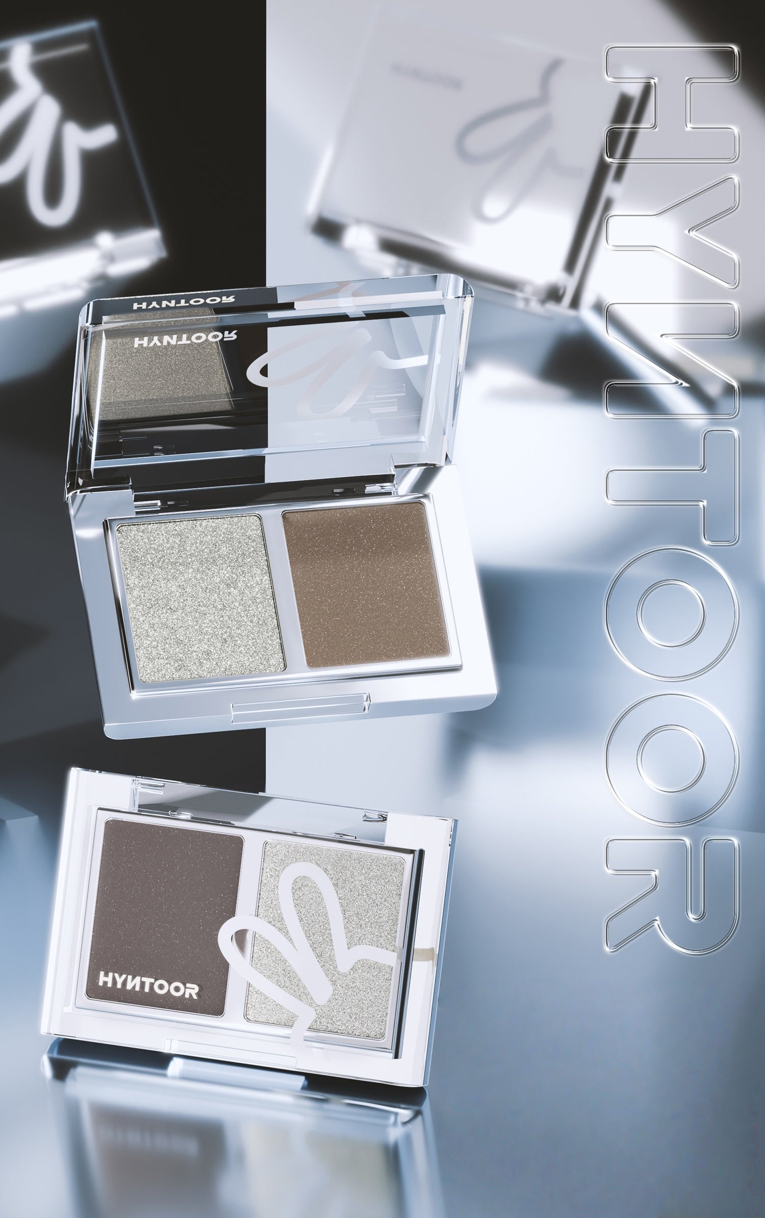HYNTOOR Runway Show Collection 2-color Eyeshadow Palette T5183