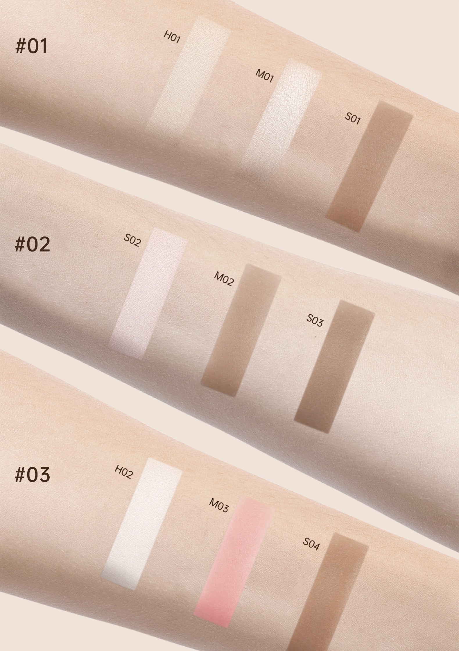 MOOEKISS Brighten Matte Highlighter Makeup Contour Palette T4694