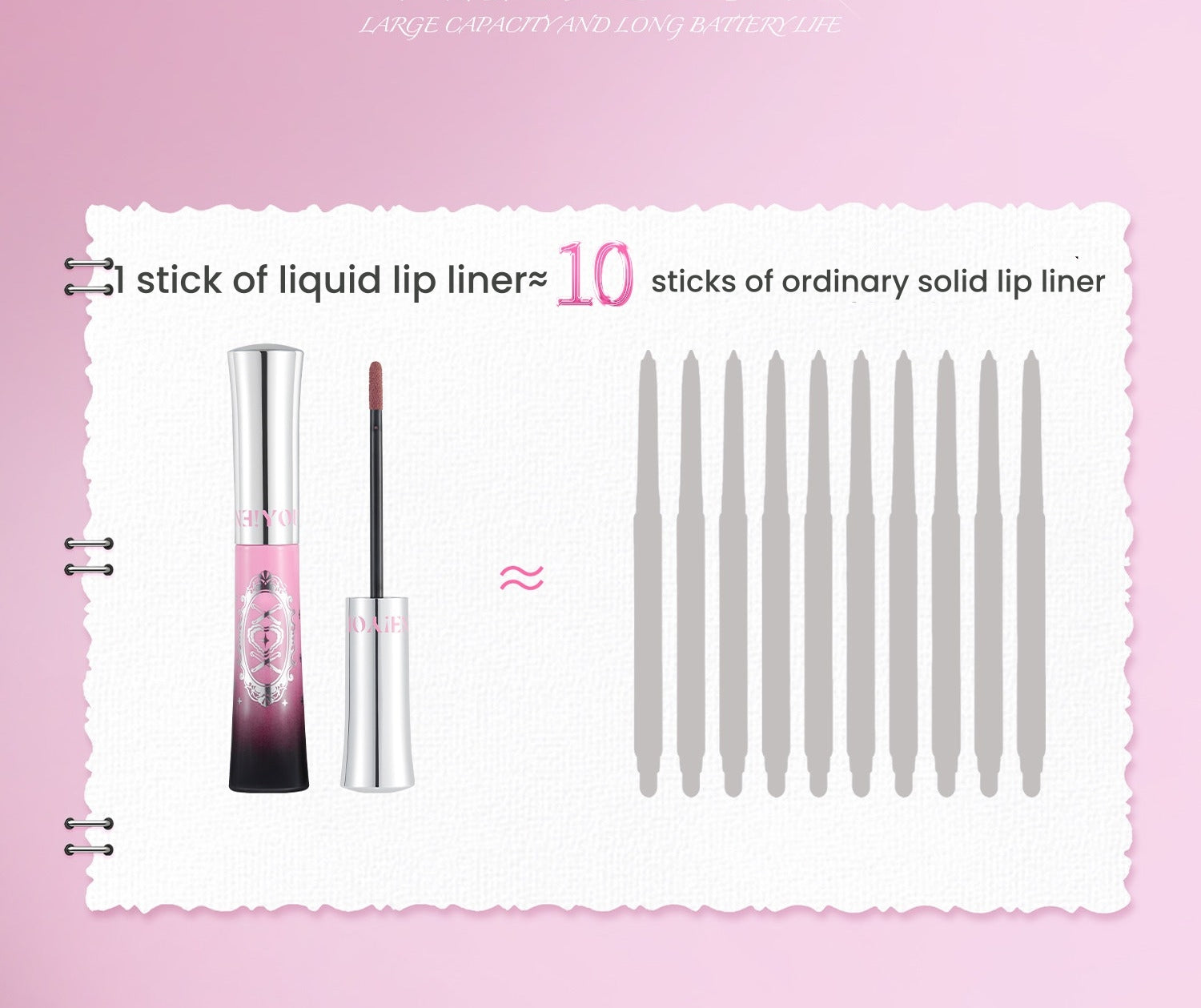 NEIYOU Waterproof Long-wear Liquid Lip Liner T5813