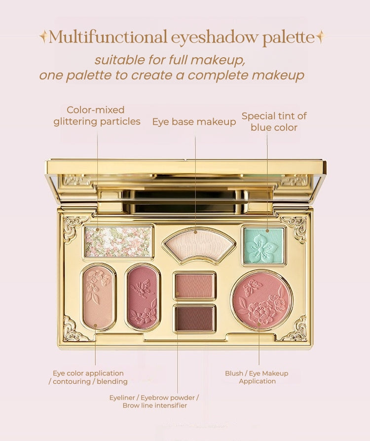PALACE MUSEUM Treasure Garden Collection 8-color Eyeshadow Palette T5494