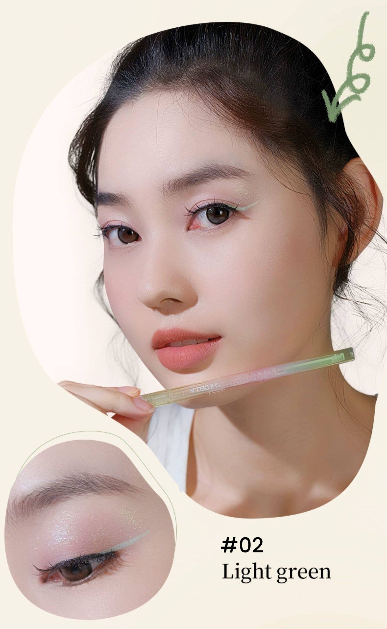 SheDella Long-wear Waterproof Eyeliner Glue Pen T5800