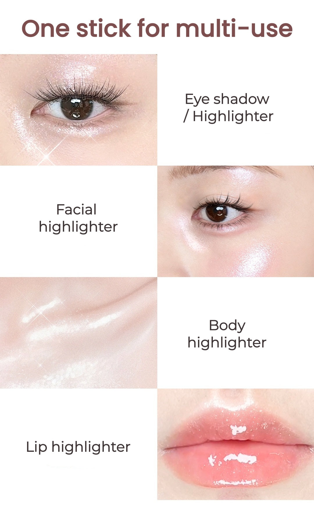 Fidoo Long-wear Skin-friendly Highlighter Stick T5479