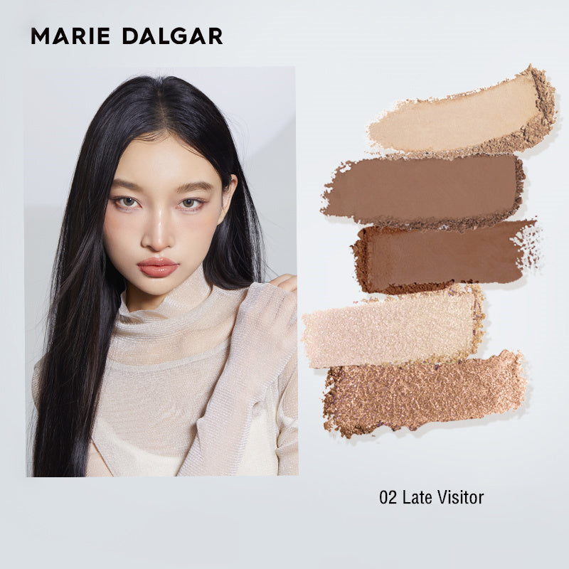 MARIE DALGAR Fusion Sweet Five Color Eyeshadow Palette T3817