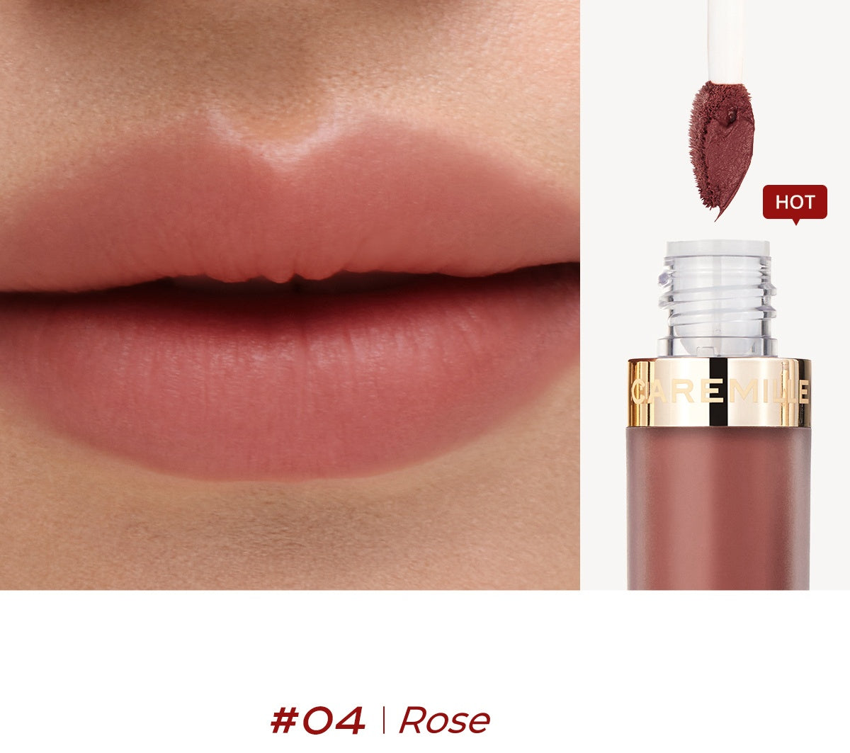 CAREMILLE Go-nude Essence Liquid Matte Lip Cream T5053