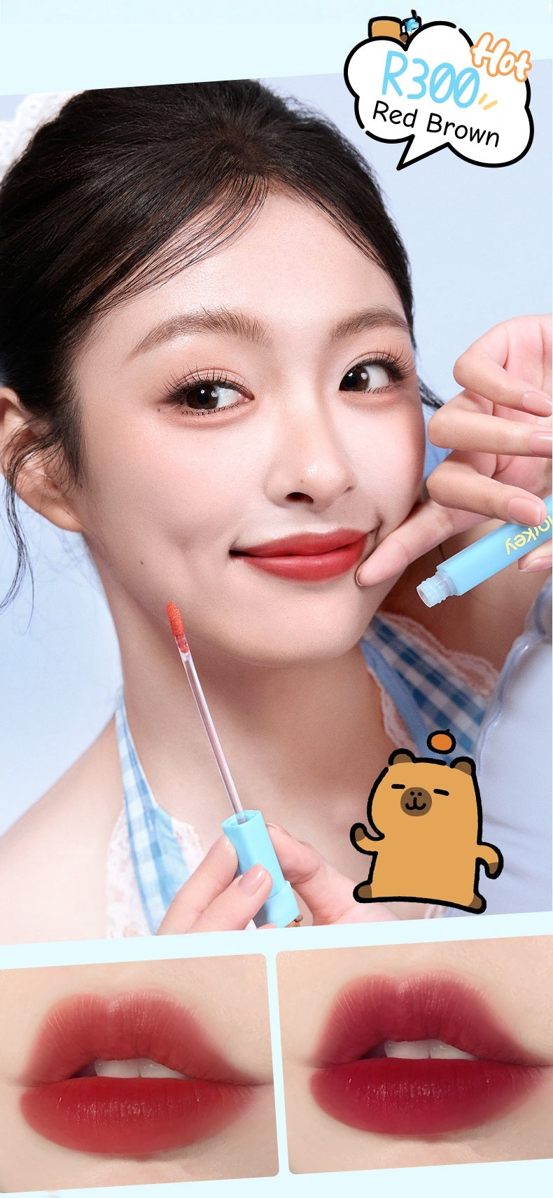 Colorkey X Orange Capybara Long-wear Lip Glaze T4710