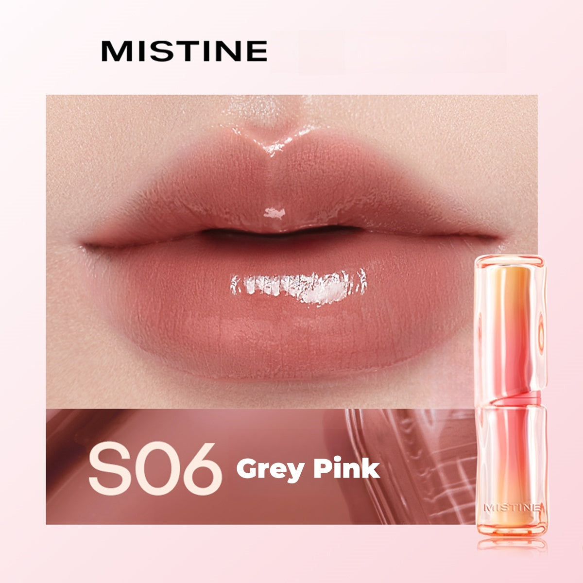 MISTINE Thai Milk Coffee Velvet Matte & Glossy Lipstick T4447