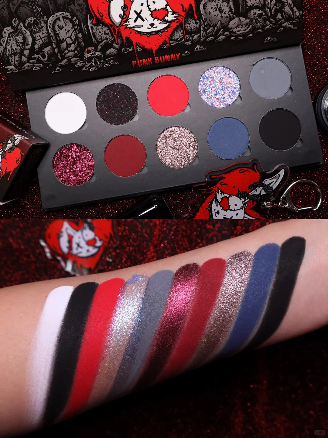 SHELLWE MAKEUP X freya86 PUNK BUNNY Chameleon Eyeshadow Palette T4936