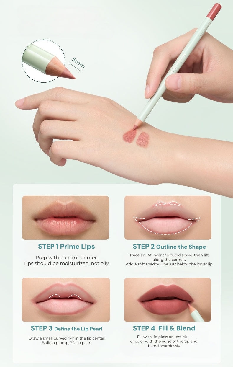 TIMAGE Long-wear Precision Matte Lip Liner Pencil T6060