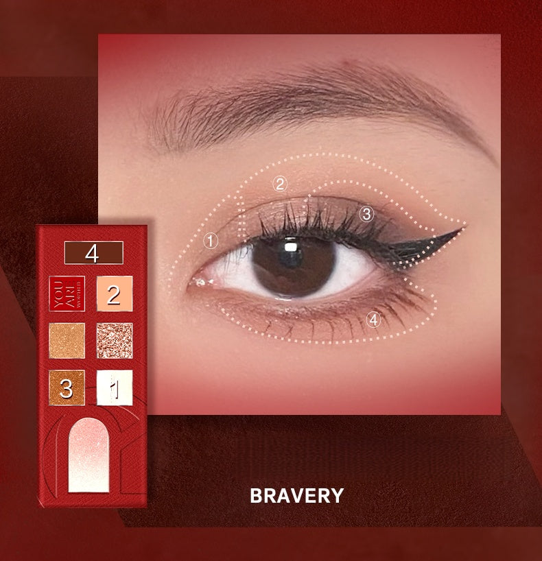 L'Oréal Live For Red 8-color Multi-use Eyeshadow Palette T4980