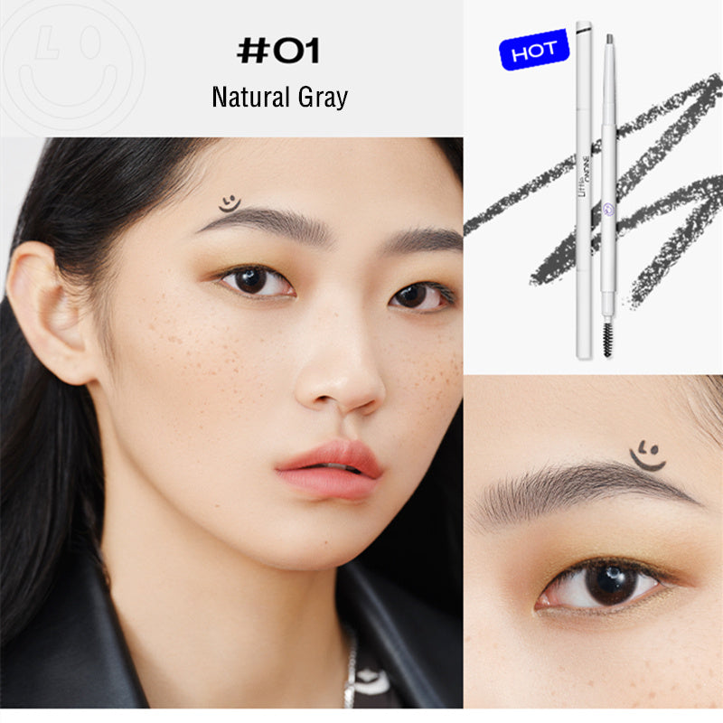 LITTLE ONDINE Waterproof Double-ended Eyebrow Pencil T3808