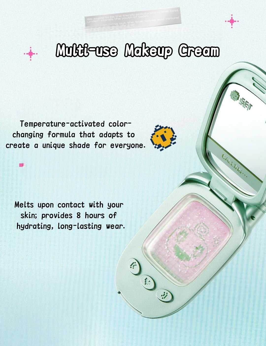 Little Ondine x Tamagotchi Collection Multi-use Makeup Powder T5909