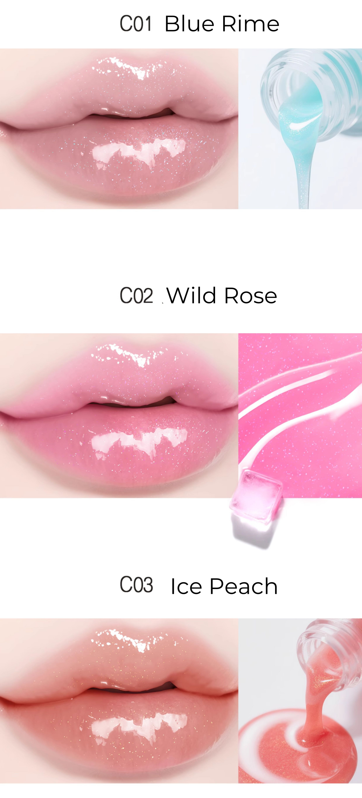 CATKIN Moisturize Essence Ice Glossy Mirror Lip Gloss T5016