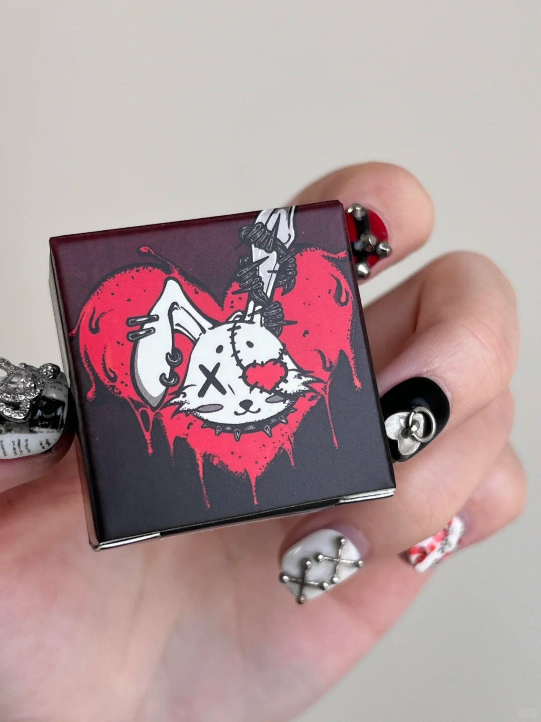 SHELLWE MAKEUP X freya86 PUNK BUNNY Denim Lip Mud 2 Pcs Set T4937