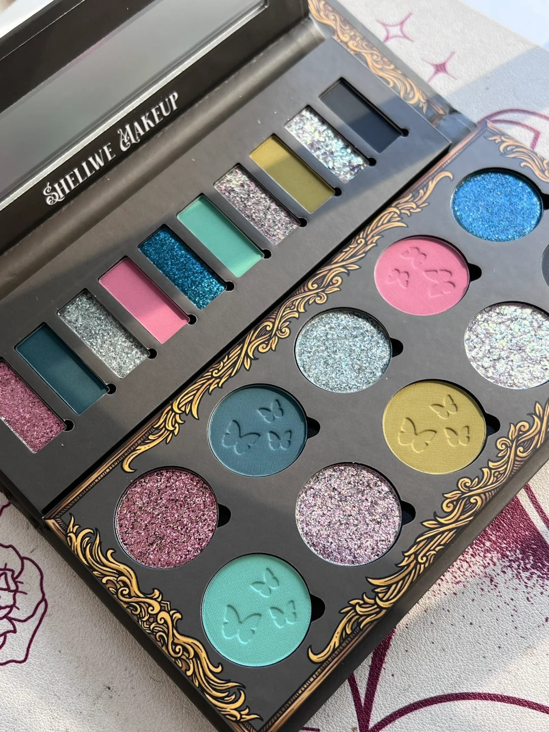SHELLWE MAKEUP FARASHA Butterfly Fairy Chameleon Eyeshadow Palette T4206