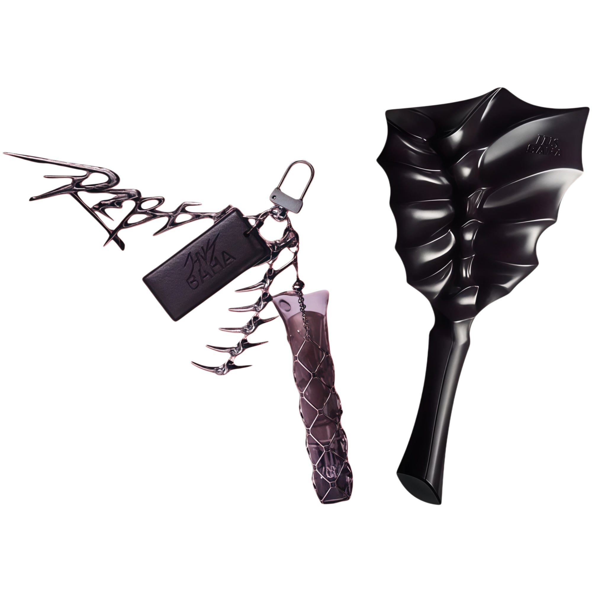 INSBAHA Rebel Collection Key Chain & Hand Holding Mirror T5952