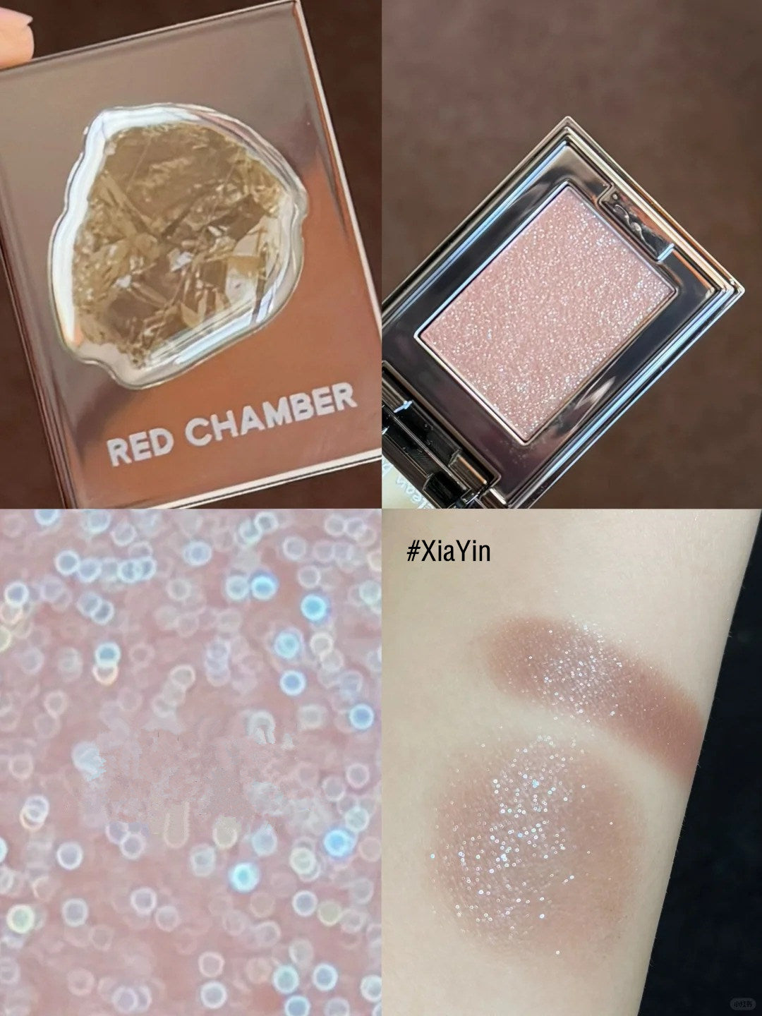 RED CHAMBER Gemstone Powder Crystal Diamond Eyeshadow T4291