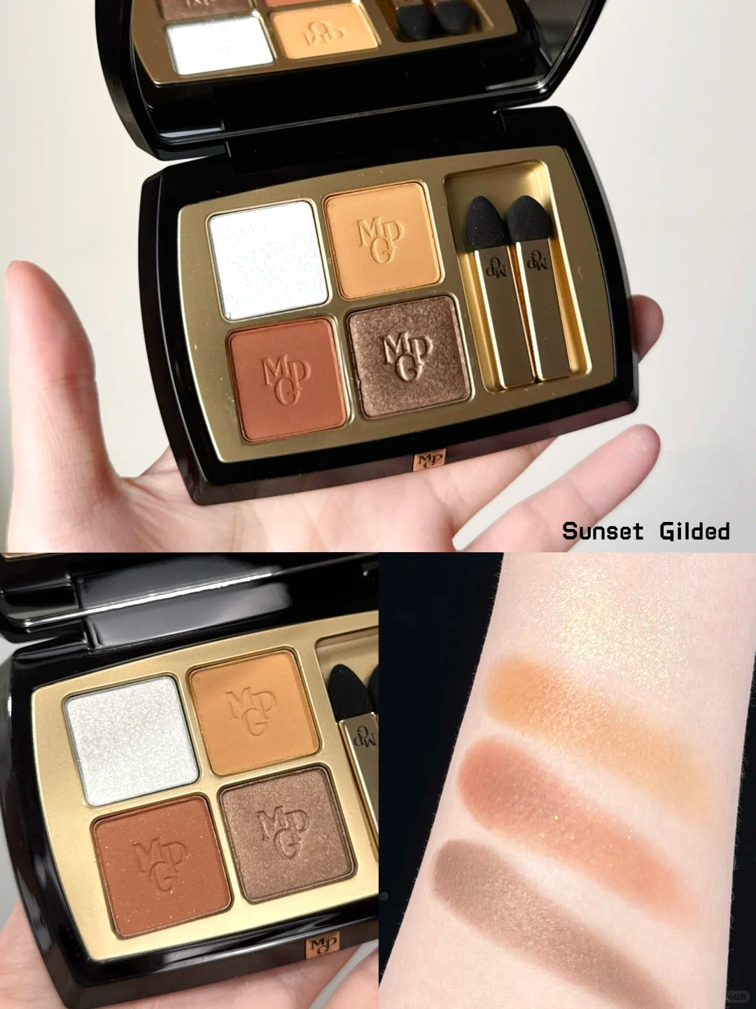 MAOGEPING True Color of Earth 4-color Eyeshadow Palette T5068