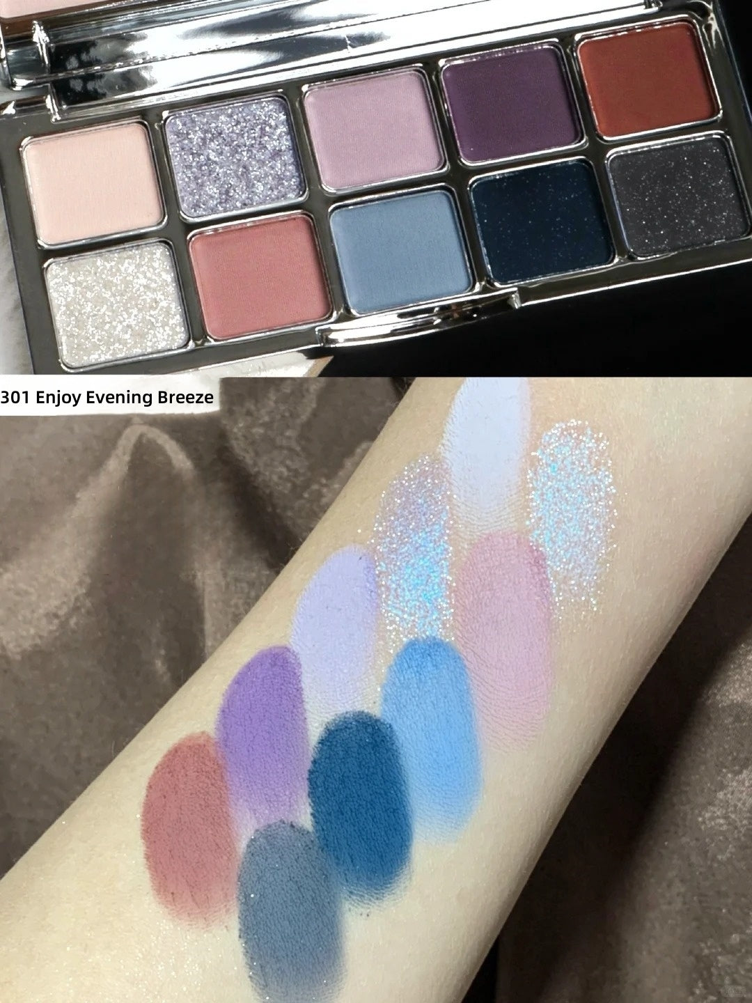 SheDella Colorful Dream 10-Color Eyeshadow Palette T4434