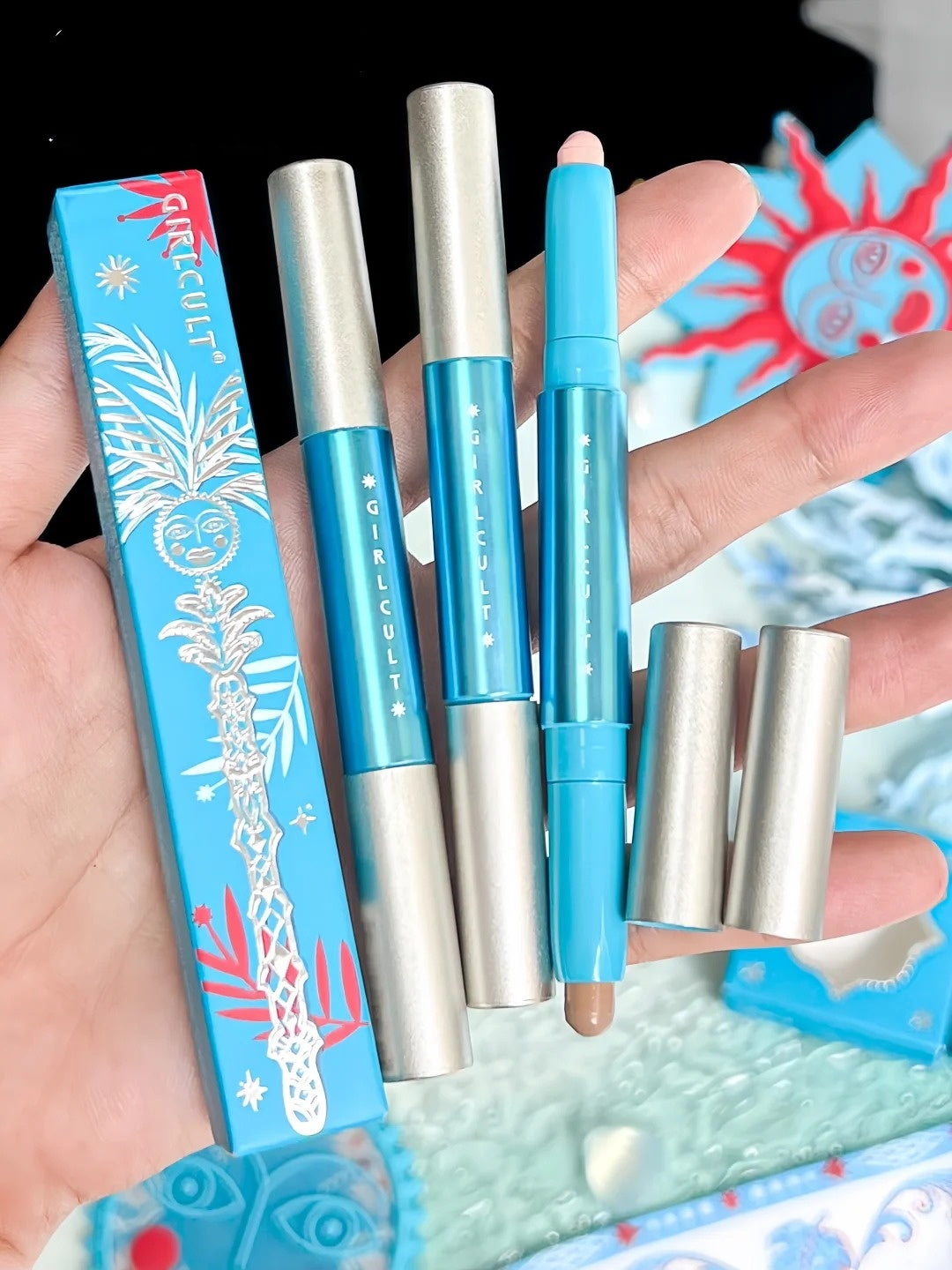 Girlcult Nanyang Holiday Collection Multi-use Makeup Pen T5078