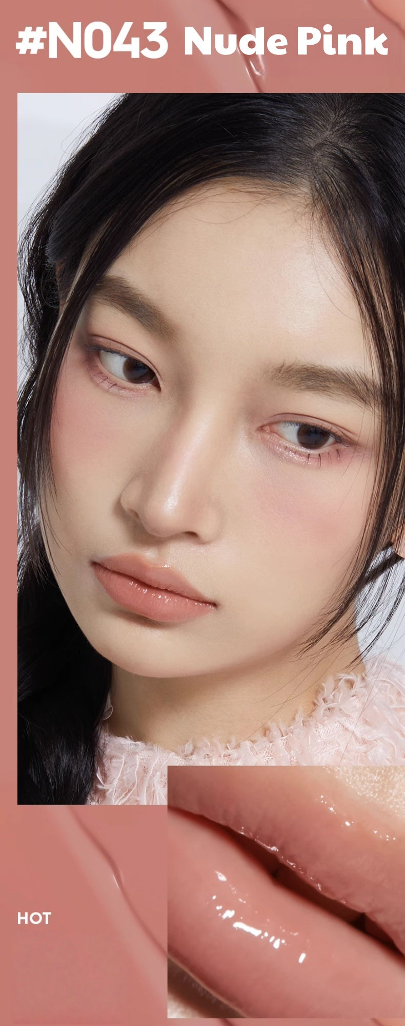 MARIE DALGAR Black Pink Collection Essence Glossy Lip Gloss T5134