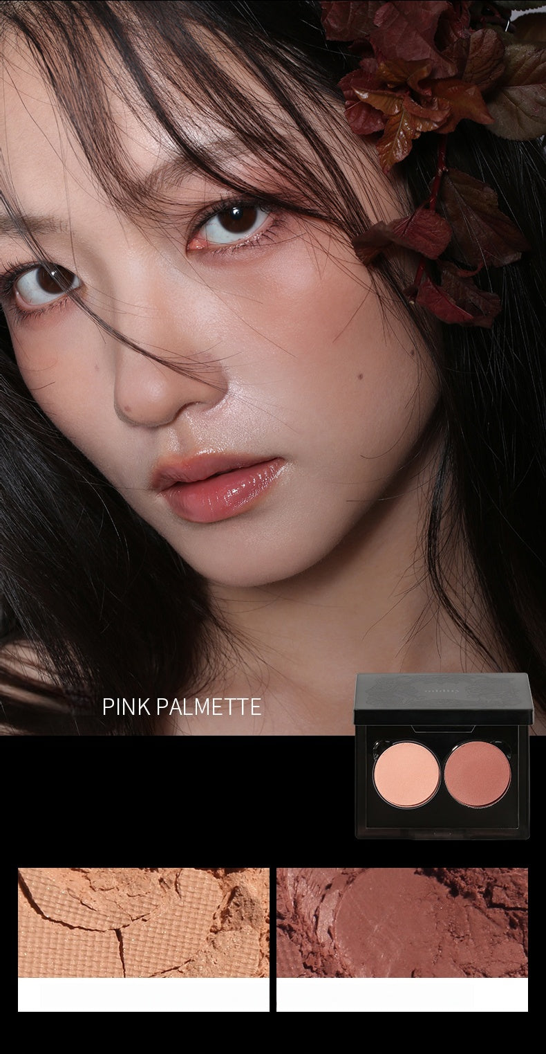 Oddity Illusion Collection 2-color Eyeshadow Palette T5297