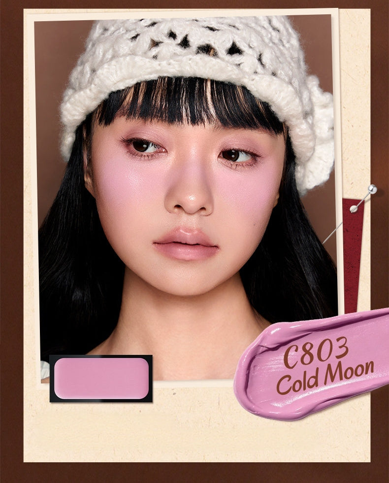 QianYan Cocoa Manor Tales Collection Silky Blusher Cream T6061