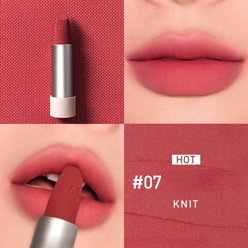 3CE Hug Me Collection Moisture Matte Velvet Lipstick T4652