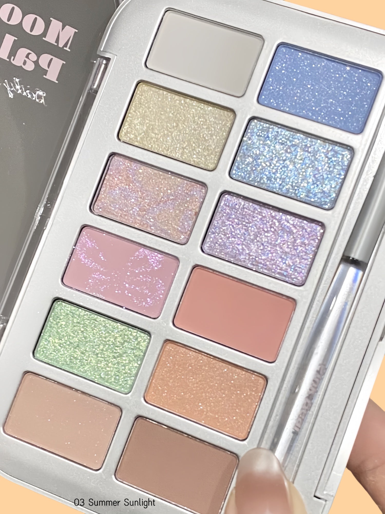 Pink Bear Color Mood Collection 12-color Eyeshadow Palette T4721