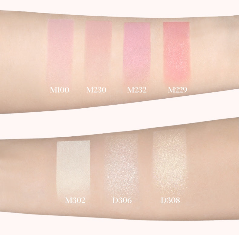JOOCYEE Smooth Single-color Blusher & Highlighter T5786