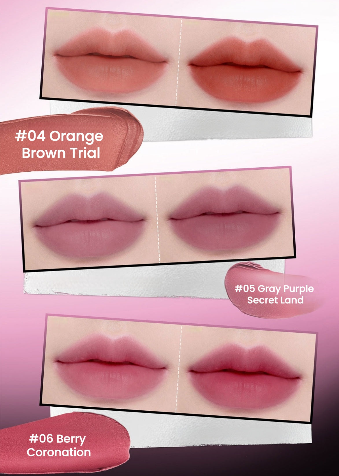 NEIYOU Bear Fighting Monsters Matte Long-wear Lip Glaze T5923