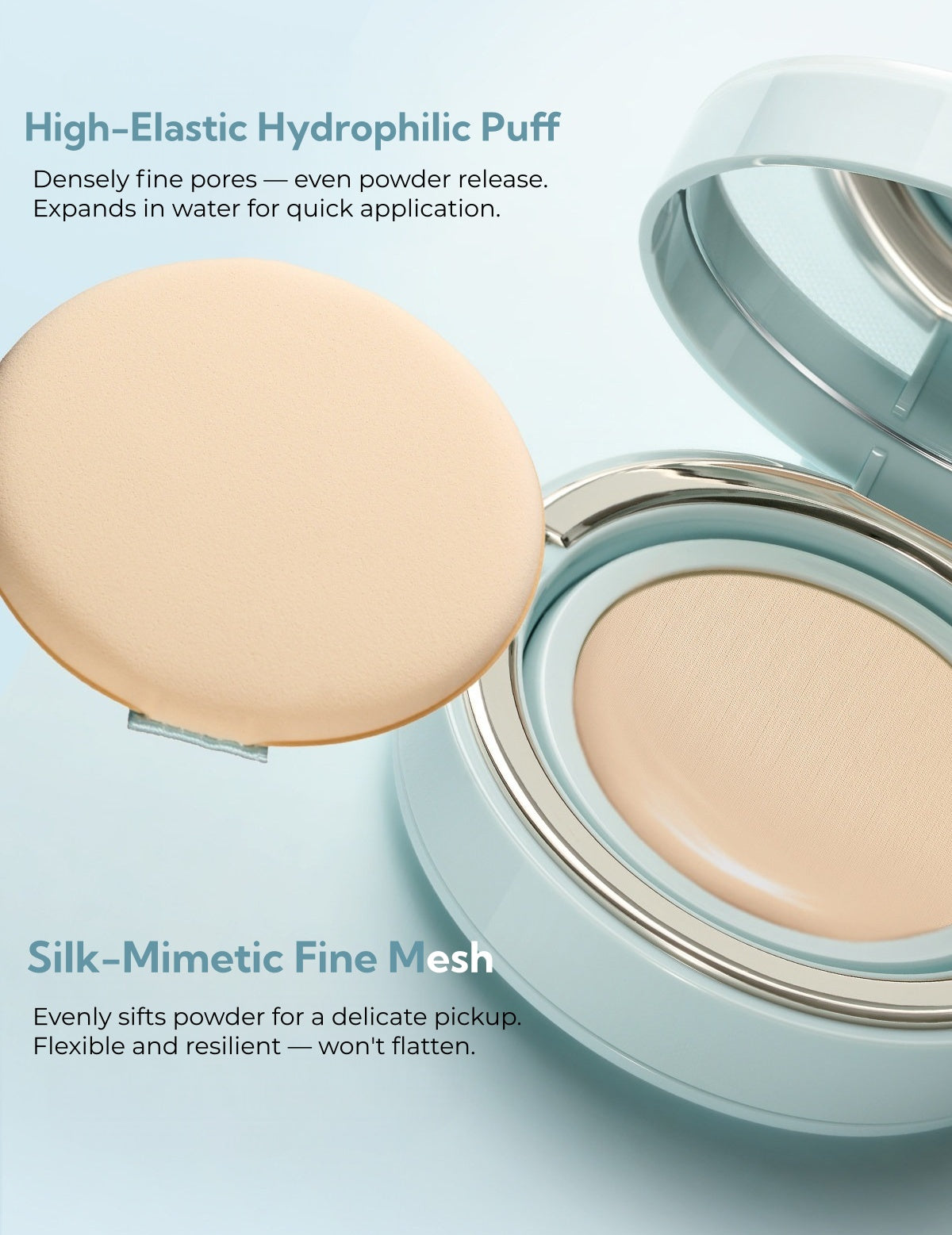 TIMAGE Long-wear Skin-fitting Twins Air Cushion Foundation T6064