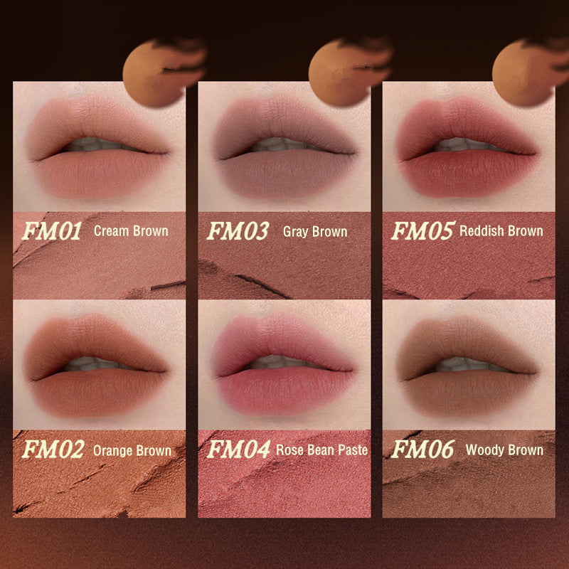 INSBAHA Wild Flame 65% Oil Moisturizing Matte Lipstick T4170