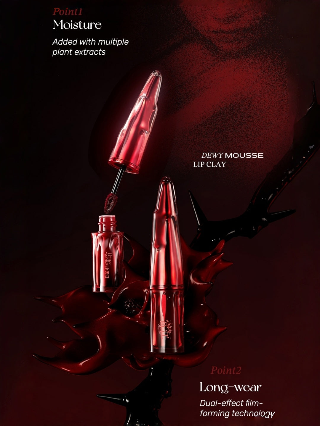 LITTLE ONDINE X Junji ITO Maniac Collection Blusher & Lip Clay & Eyeliner & Mascara T5413