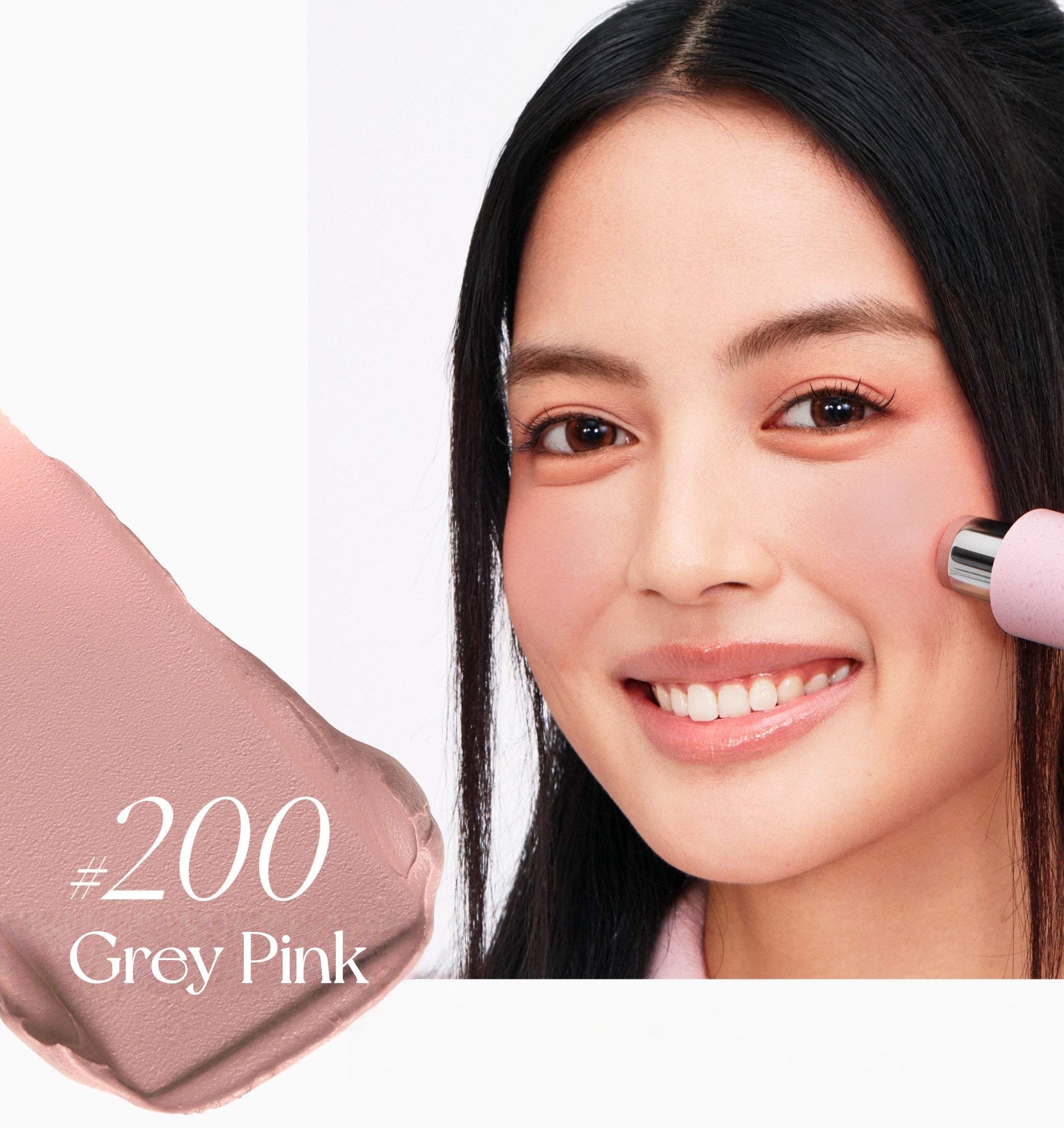 BEINIDAR Multi-use Matte Makeup Stick for Blusher & Eyeshadow & Lipstick T5434