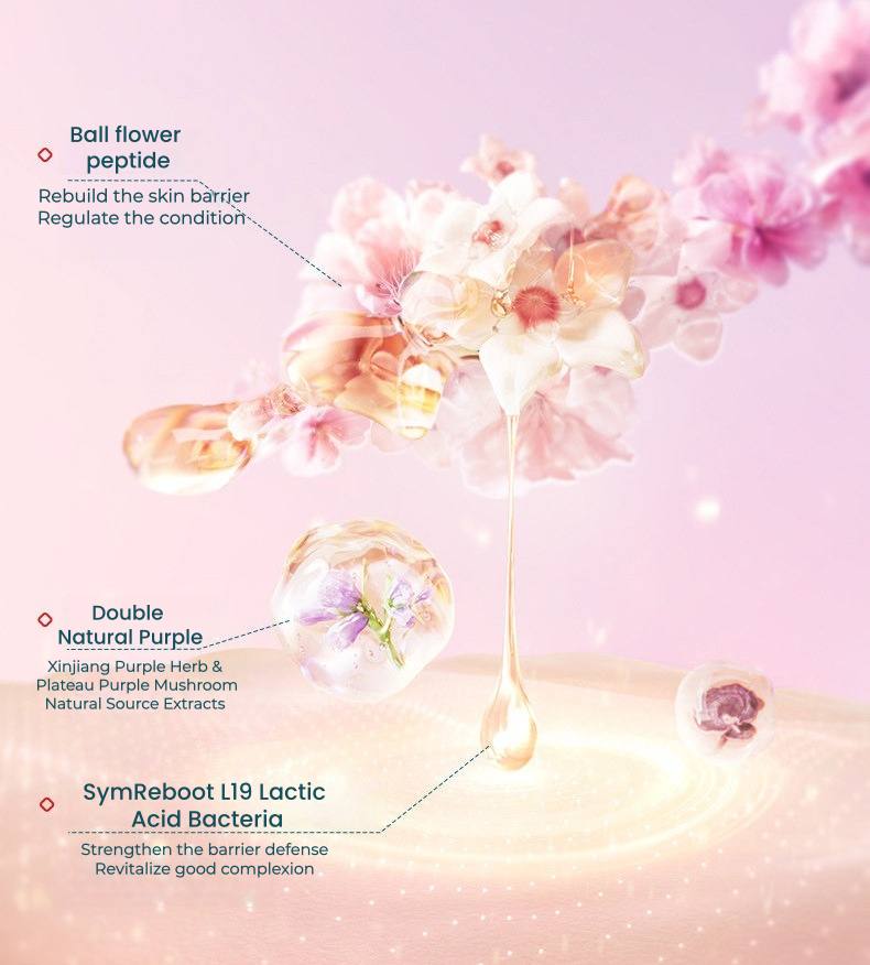 Florasis Radiant Complexion Peach Blossom & Silk Honey Pressed Powder T5484