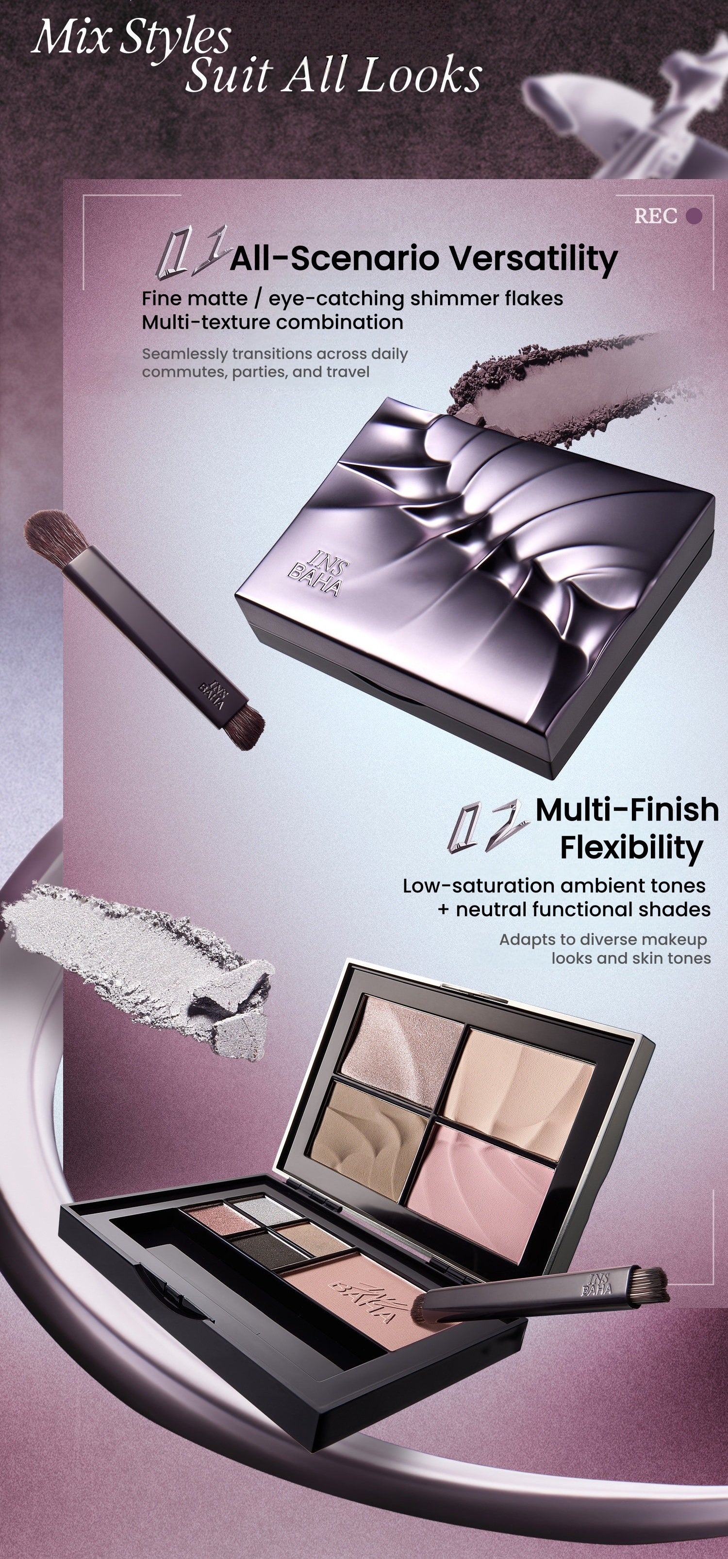 INSBAHA Rebel Collection Multi-use Makeup Palette T5950