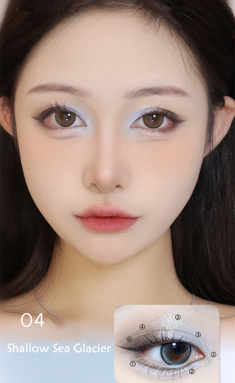 ROMANTIC BEAUTY Pink Bubble 4 Color Eyeshadow Palette T3881