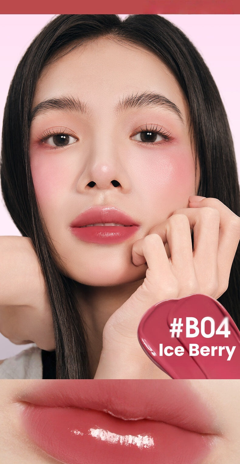 CHIOTURE Moist Glossy Multi-use Makeup Cream for Blusher & Lipstick & Eyeshadow T5465