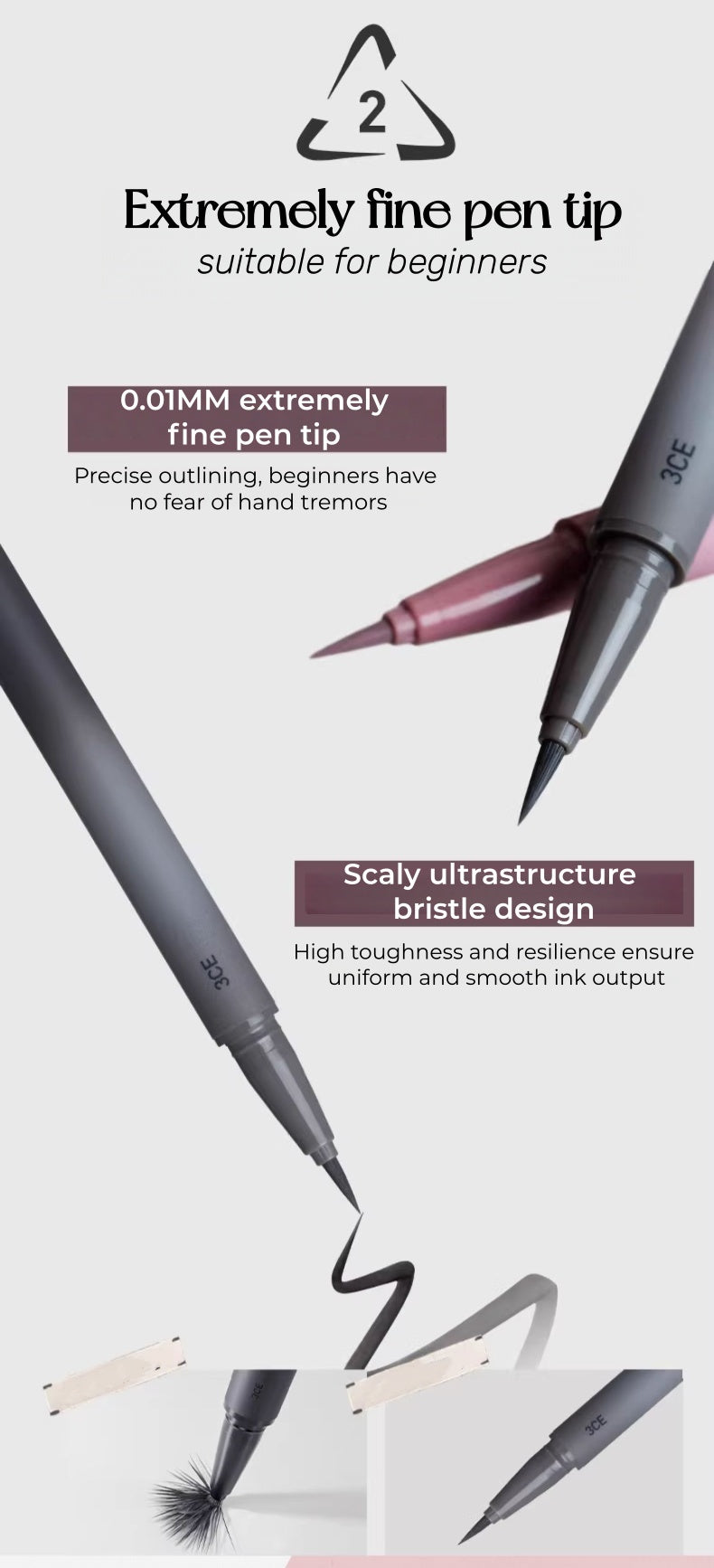 3CE Long-wear Waterproof My Ring Eyeliner Pen T5182