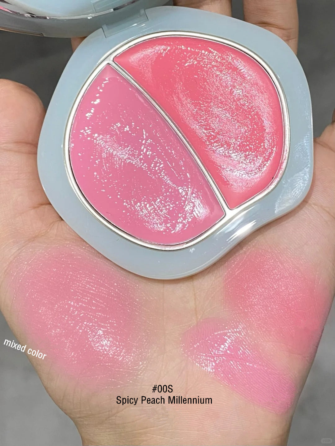 TIMAGE Wave Of Classic Glossy Dual-Color Blusher Cream T4125